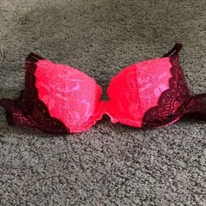 32C pink by VS date push up bra